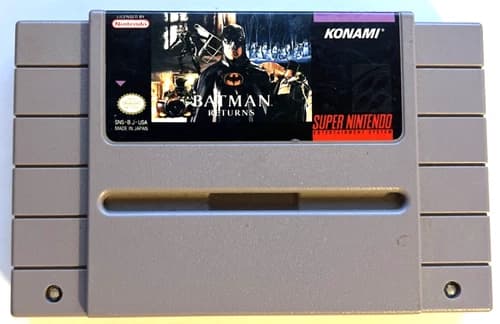 Batman Returns Super Nintendo SNES 1992 Authentic Tested Working