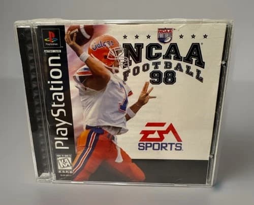 Ncaa Football 98 - PS1 Playstation Game Good Condition CIB Tested And Working