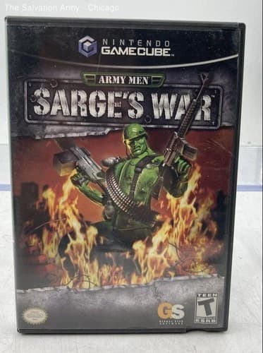 Global Star Army Men Sarge's War Action Video Game For Nintendo GameCube