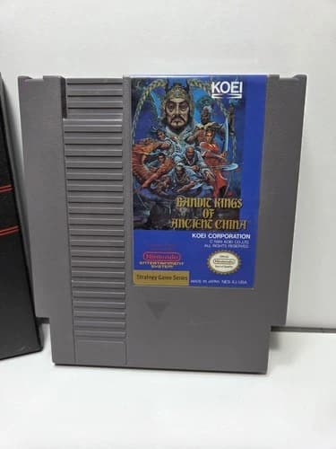 Bandit Kings of Ancient China for NES WORKING with NEW BATTERY