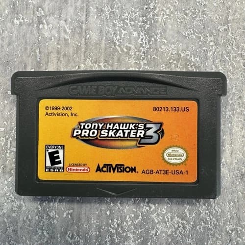 Tony Hawk's Pro Skater 3 (Nintendo Game Boy Advance, Cartridge Only, Tested) #2