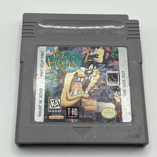 Taz mania 2 (Nintendo Game Boy, 1994) AUTHENTIC & TESTED!