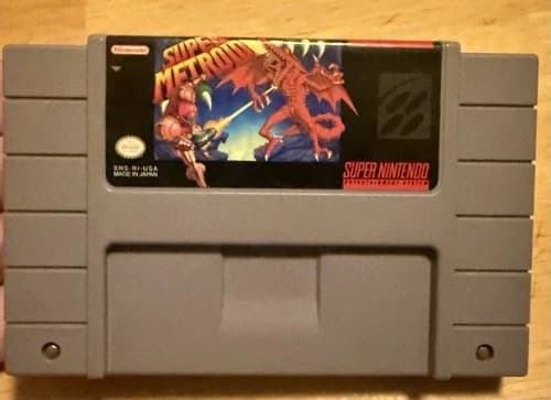 Super Metroid (Nintendo SNES, 1994) Tested & Works! Quick Shipping!