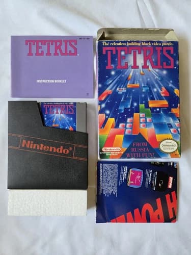 Tetris (Nintendo Entertainment System, 1989) NES CIB With Instruction Manual