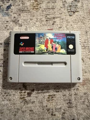 THE ADDAMS FAMILY PUGSLEY'S SCAVENGER HUNT SNES SUPER NINTENDO GAME