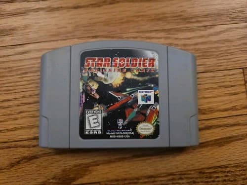 Star Soldier Vanishing Earth Nintendo 64 N64 Authentic Rare Tested And Working
