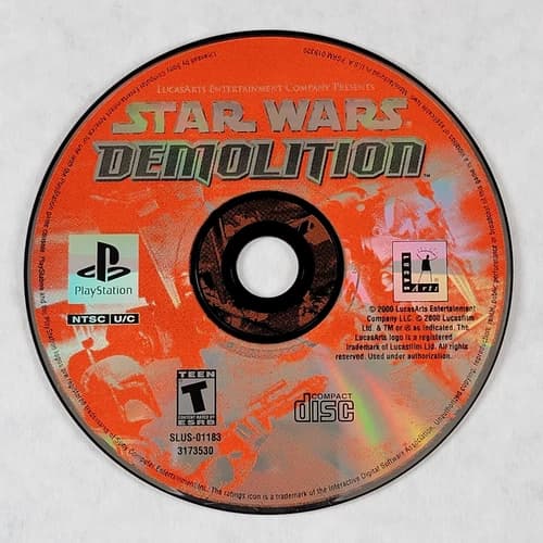 Star Wars Demolition - Loose Sony PS1 Playstation 1 Disc