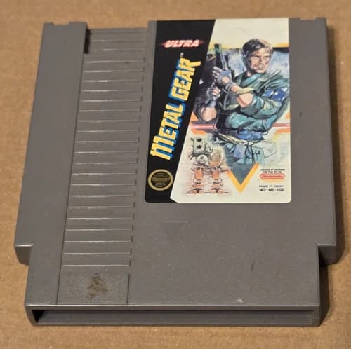Metal Gear - Nintendo Nes - Cartridge Game Tested