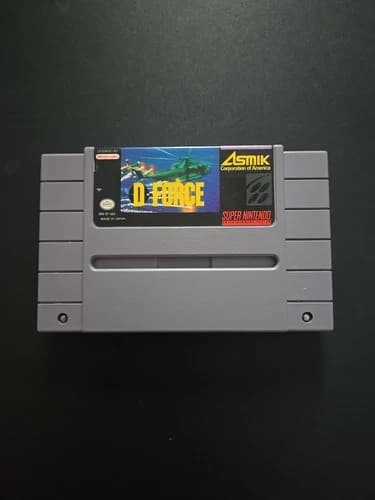 Nintendo SNES D-Force Super Nintendo Authentic and Tested