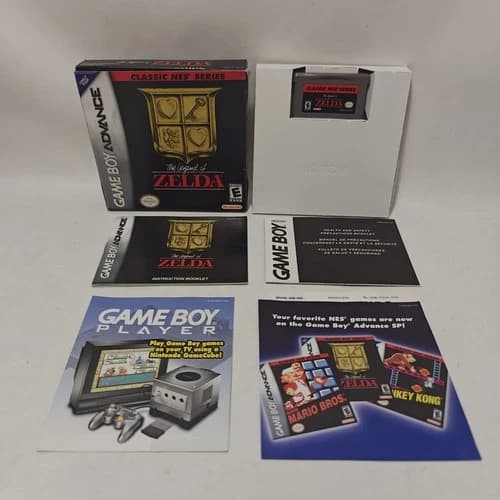 Legend of Zelda Classic NES Series GBA Complete CIB All Inserts Game Boy Advance