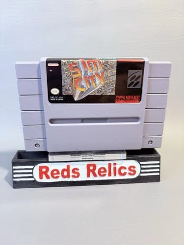 SimCity (Super Nintendo Entertainment System, 1991) Authentic - Reconditioned