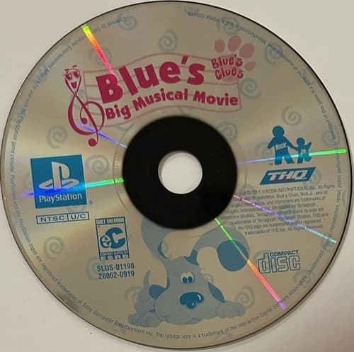 Blue's Clues: Blue's Big Musical (Sony PS1) DISC ONLY | NO TRACKING | M46