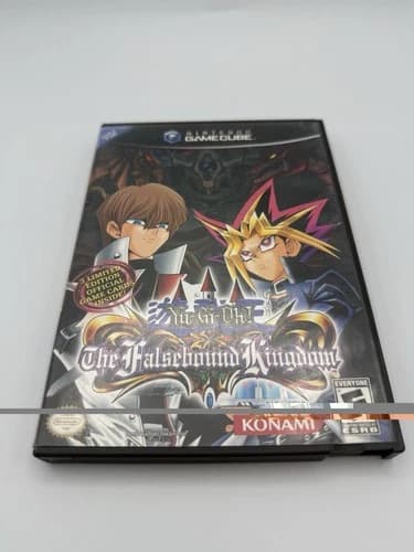 Yu-Gi-Oh The Falsebound Kingdom - Nintendo GameCube (2003) CIB- Tested, No Cards