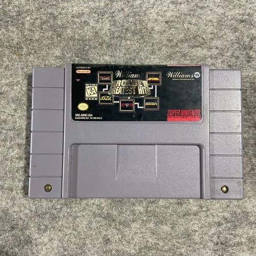 Williams Arcade's Greatest Hits (Super Nintendo SNES, 1996) Game Only - Tested