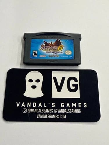 GBA - Mega Man Battle Network 6 Cybeast Falzar Nintendo Gameboy Advance #2913