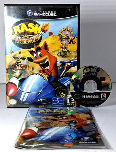 Crash Nitro Kart (Nintendo GameCube, 2003) CIB Tested