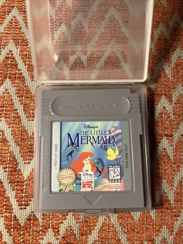 Disney The Little Mermaid Game Boy 1993 Nintendo Authentic Tested Working