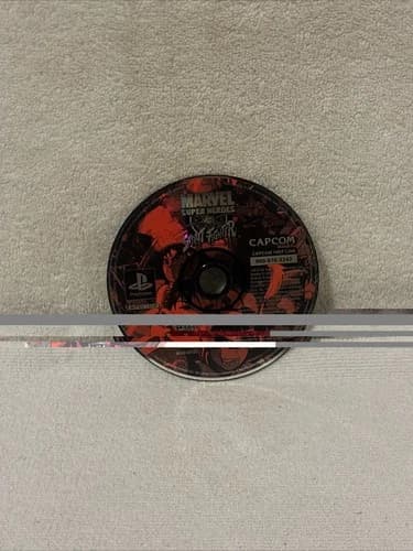Marvel Super Heroes vs Street Fighter Sony Playstation DISC ONLY READ FREE SHIP