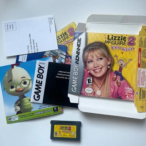 Lizzie McGuire 2: Lizzie Diaries (Nintendo Game Boy Advance, 2004)