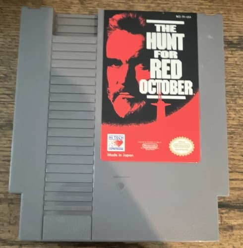 Hi Tech Expressions The Hunt for Red October for Nintendo NES Game Cartridge