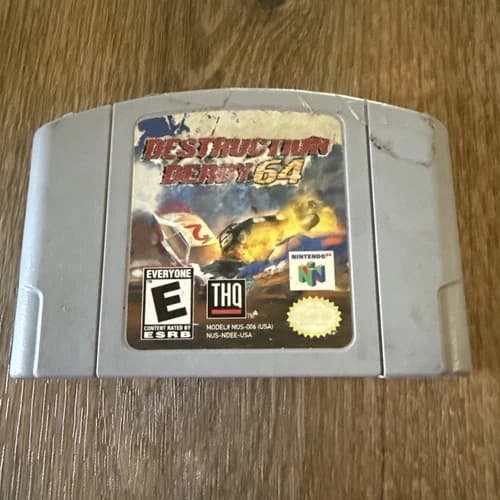 Destruction Derby 64 (Nintendo 64, N64) Authentic Video Game Cartridge