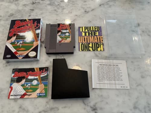 Bases Loaded 4 - Authentic Complete Nintendo NES CIB - Tested & Works A+ Cond