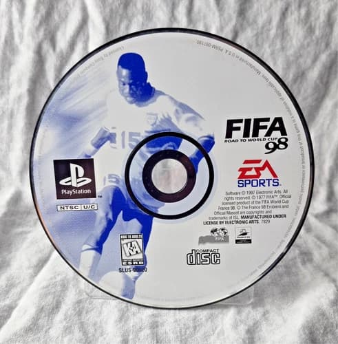 FIFA Road To World Cup 98 Playstation 1 (EA Sports, 1997) Game Disc Only