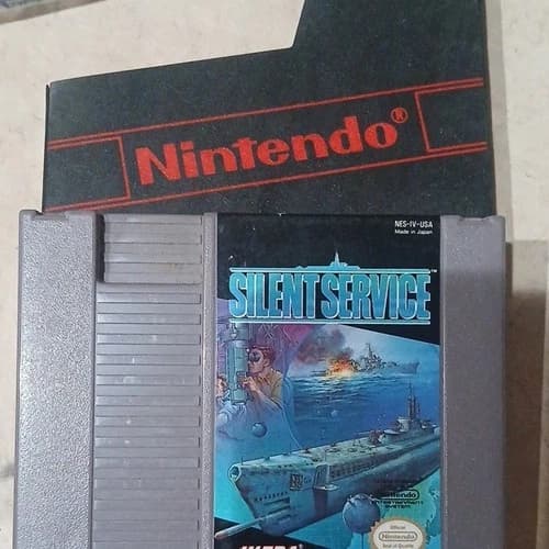 Ultra Games Silent Service Nintendo NES NTSC-U/C Official Nintendo Seal