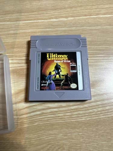 Ultima Runes of Virtue (Nintendo Game Boy GB) Original Game Mint Shape