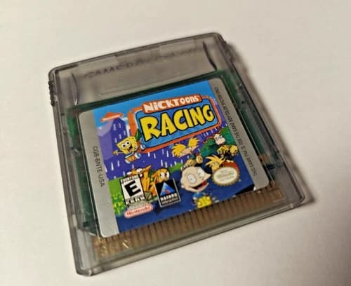 Nicktoons Racing (Nintendo Game Boy Color, 2000) GBC Authentic TESTED