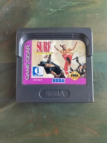 Surf Ninjas (Sega Game Gear, 1993) Cartridge Only Clean