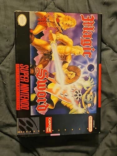 Magic Sword for Super Nintendo SNES Complete in Box with Reg Card