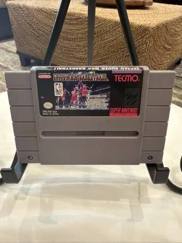 Tecmo Super NBA Basketball (Super Nintendo Entertainment System, 1993) SNES Cart