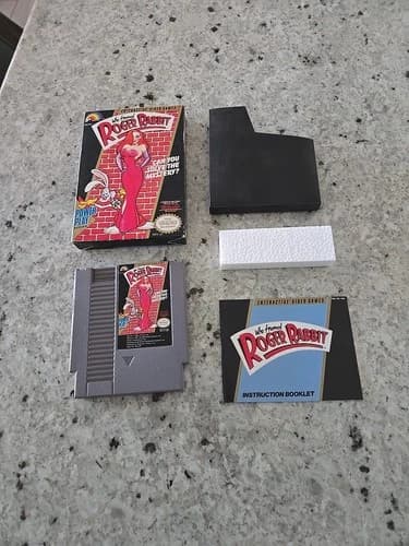 Who Framed Roger Rabbit (Nintendo NES) Complete in Box CIB