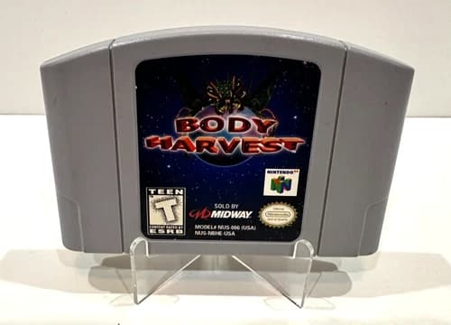 Body Harvest (Nintendo 64, 1998) N64 Fully TESTED and Working Authentic Midway