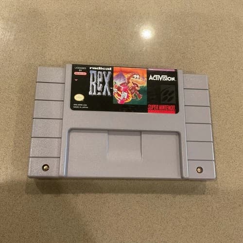 Radical Rex (Super Nintendo Entertainment System, 1994) SNES Authentic