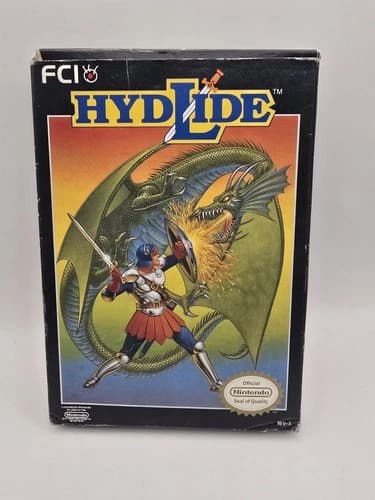 Hydlide Nintendo Entertainment System NES CIB