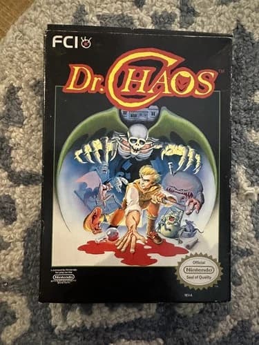 Dr. Chaos Nintendo NES 1988 Authentic Complete CIB very good