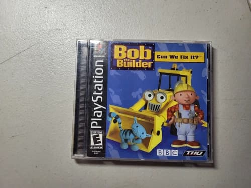 Bob the Builder Can We Fix It (Sony PlayStation 1 PS1, 2001) Complete and Tested