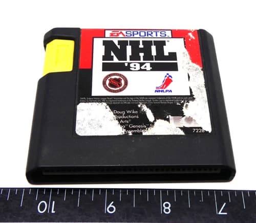 Authentic NHL 94 Hockey Sega Genesis Game Cartridge EA Sports Tested Works
