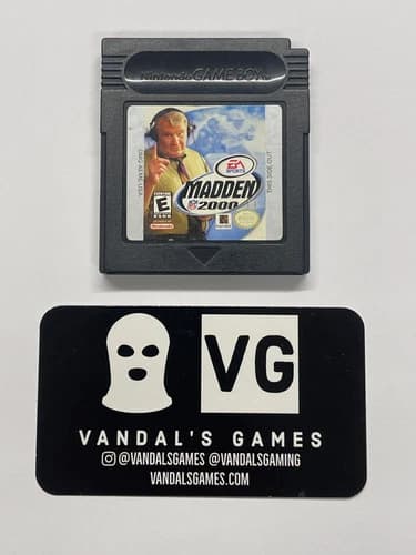 GBC - Madden NFL 2000 Nintendo Gameboy Color Cart Only #111