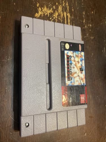 Cal Ripken Jr Baseball - Authentic SNES Super Nintendo Game Tested Working