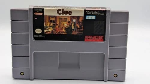 Clue (SNES, Super Nintendo Entertainment System, 1992) Tested