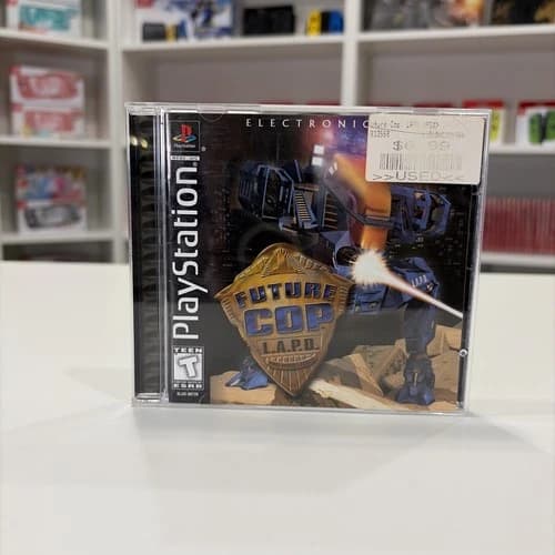 Future Cop LAPD Sony PlayStation 1 (PS1) Black Label Complete Clean Disk