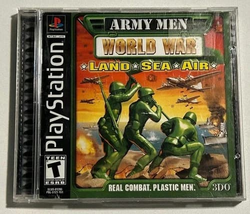 Army Men: World War -- Land, Sea, Air (Sony PlayStation 1, 2000) PS1