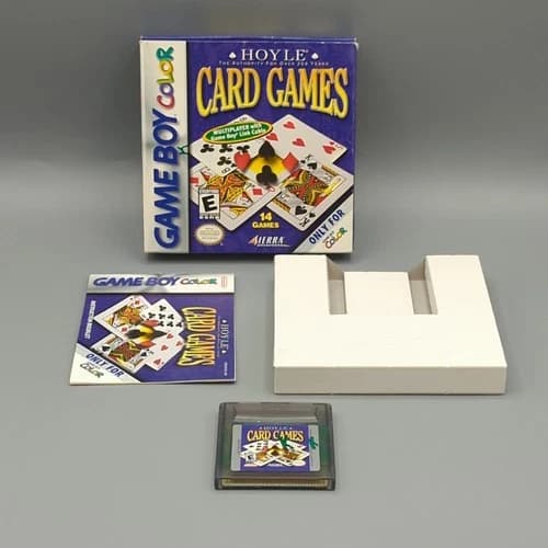 Hoyle Card Games (Game Boy Color, 1998) w/ Manual and Box