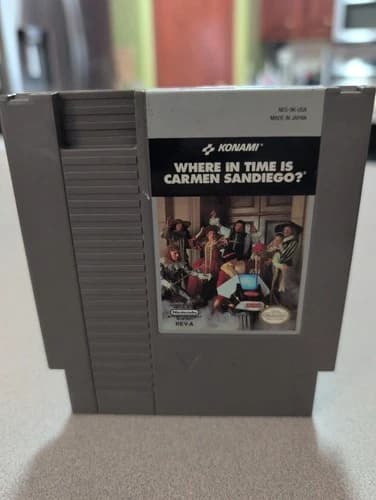 Nintendo Entertainment System NES Where In Time Is Carmen Santiago Tested
