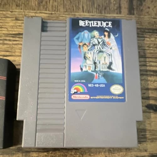 LJN Beetlejuice Nintendo NES Game Cartridge NTSC-U/C US/Canada