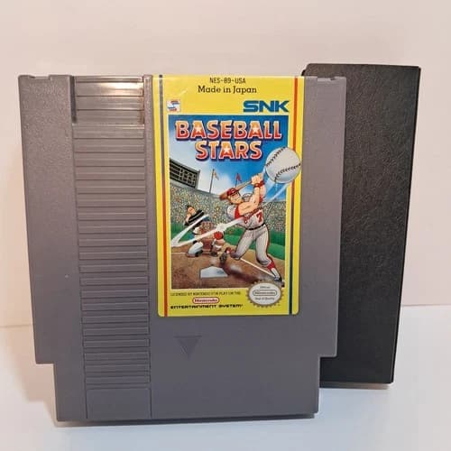 Baseball Stars SNK (Nintendo Entertainment System) Authentic NES Game Cartridge