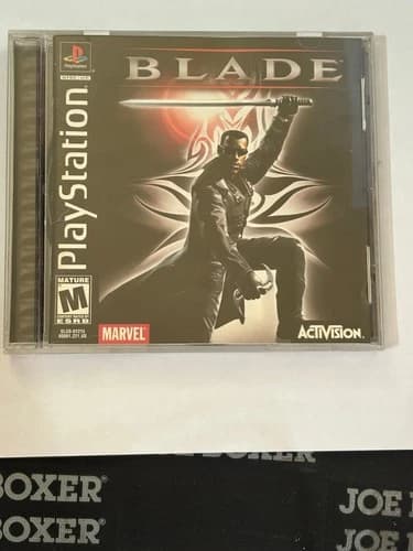 Blade (Sony PlayStation PS1, 2000) Black Label - CIB - Complete